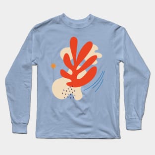 Henri Matisse Style - Modern Abstract Art 09 Long Sleeve T-Shirt